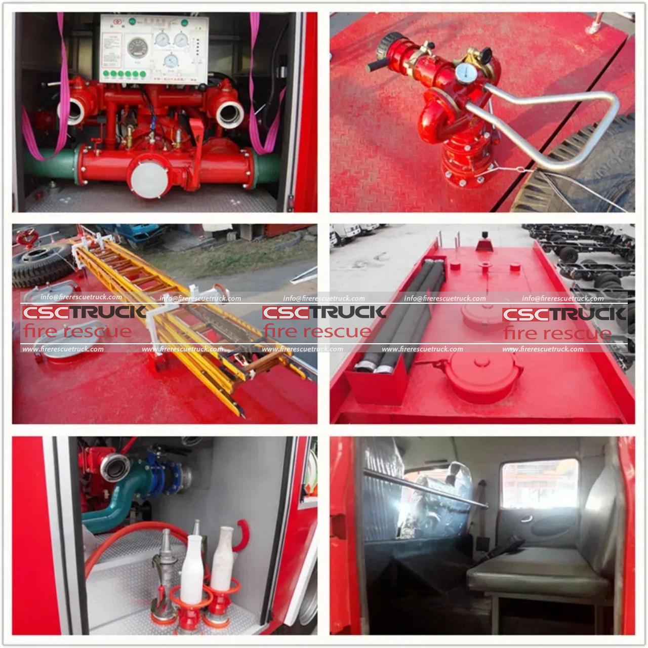 10 Wheelers 19000 Liters Pumper Fire Fighting Truck (8)