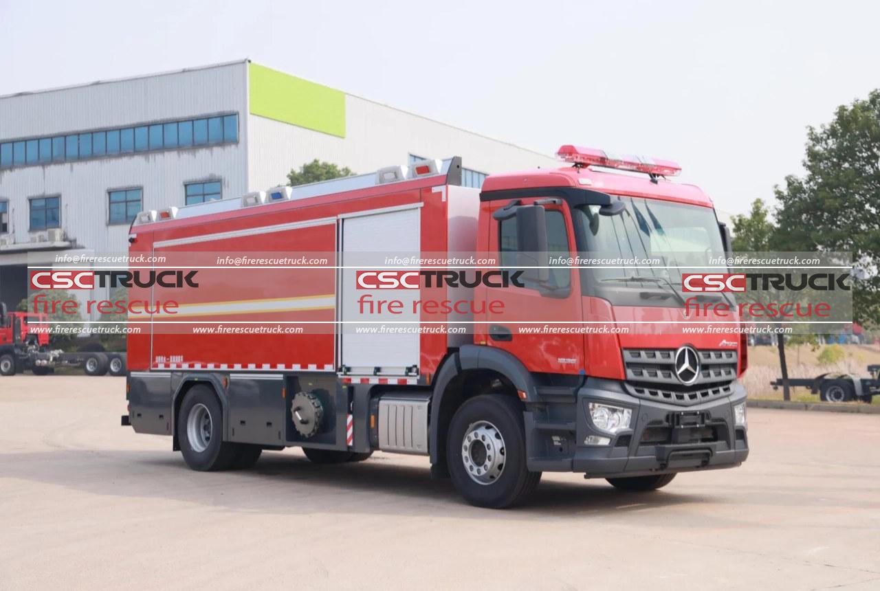 Benz 6 Wheelers Pumper Fire Fighting Vehicle (2)