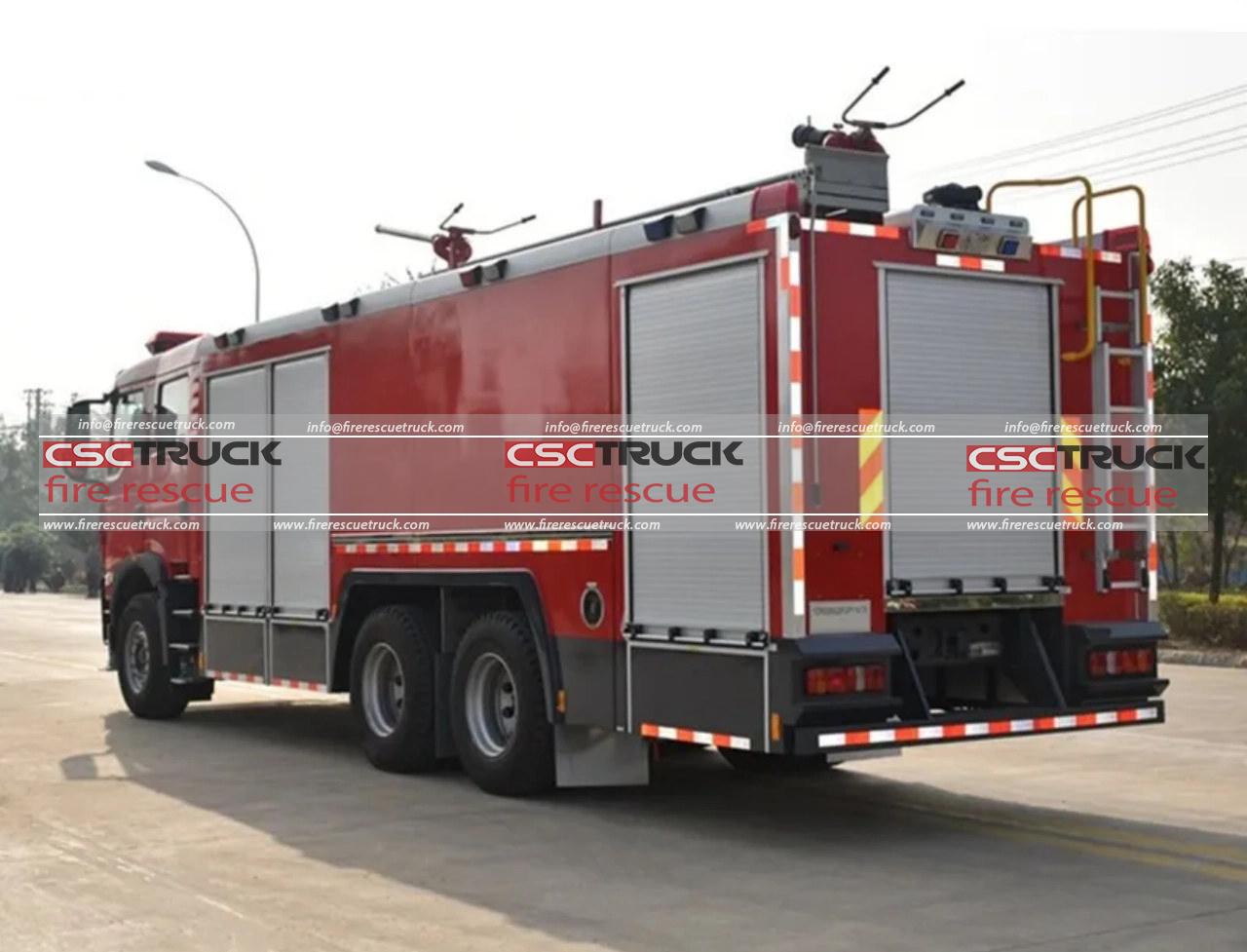 HOWO 10CBM Pumper Fire Engine (5) HOWO 10CBM Pumper Fire Engine (5)