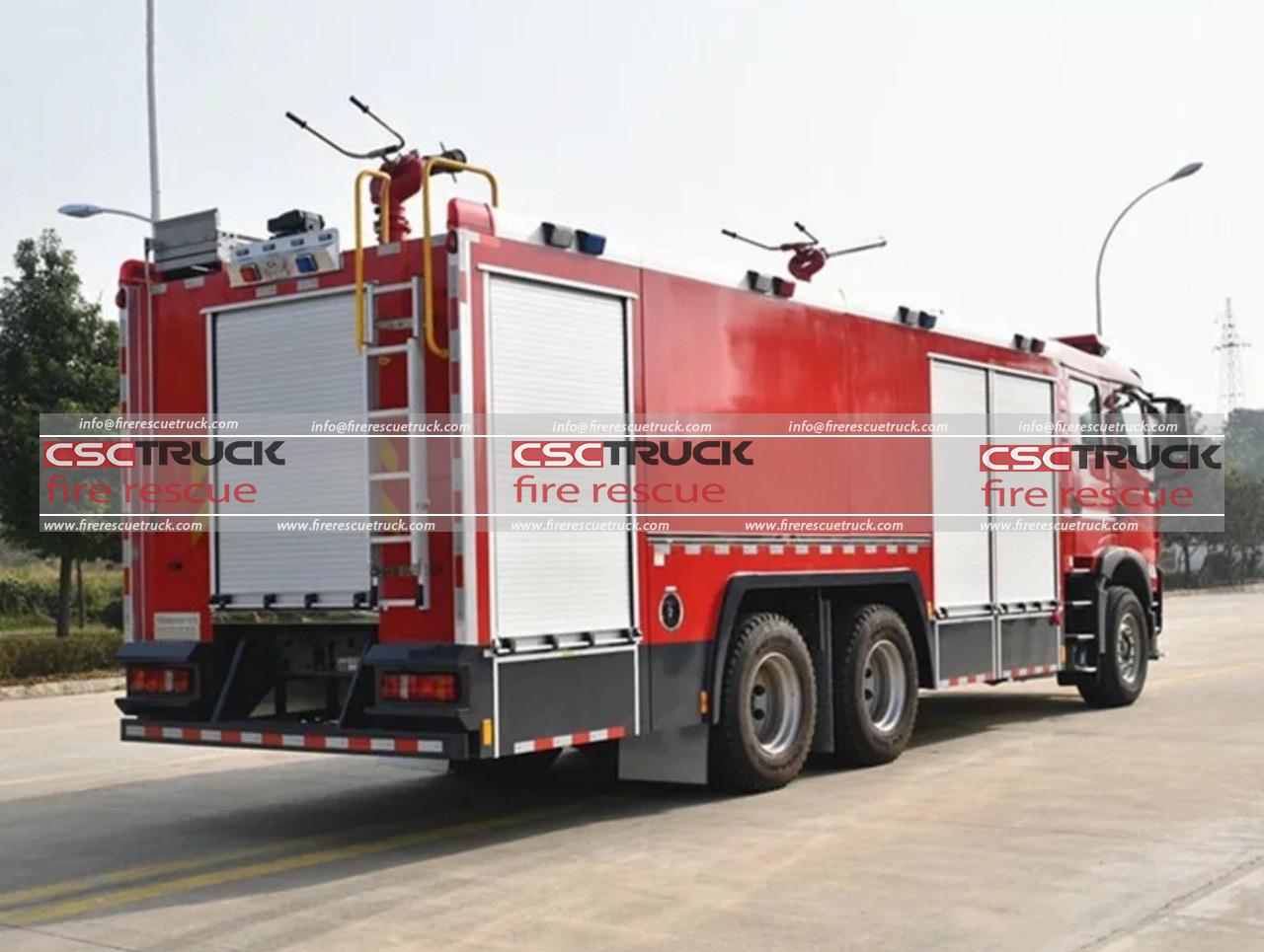 HOWO 10CBM Pumper Fire Engine (6) HOWO 10CBM Pumper Fire Engine (6)