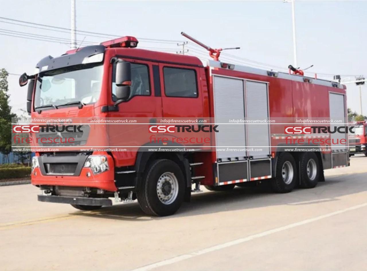HOWO 10CBM Pumper Fire Engine