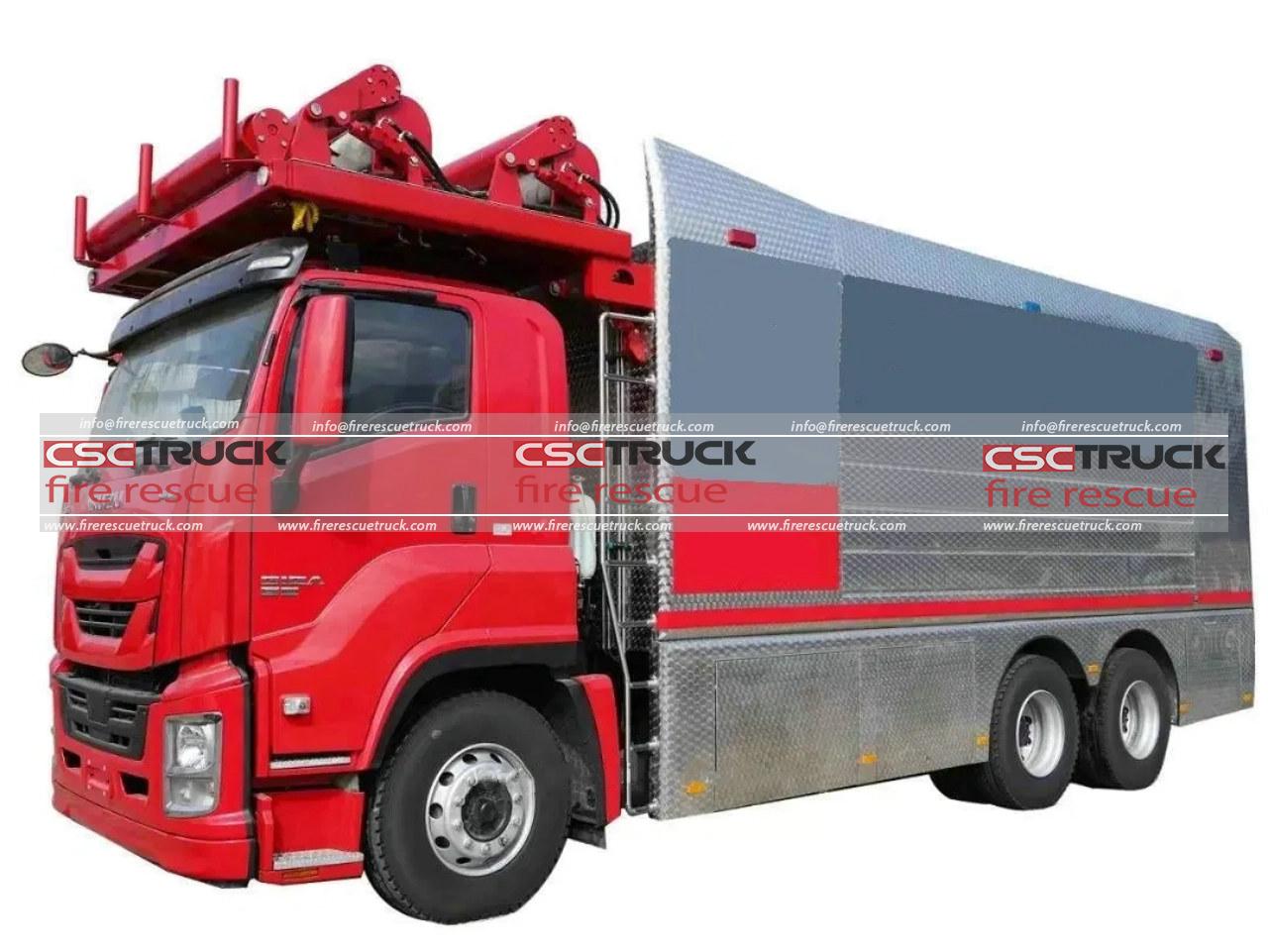 ISUZU GIGA 2000M Hose Recovery Truck