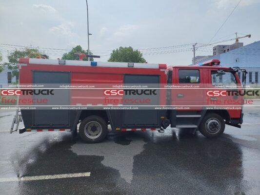 5toneladang 6 na Gulong na Water Foam Fire Engine - Trak ng Pagsagip sa ...