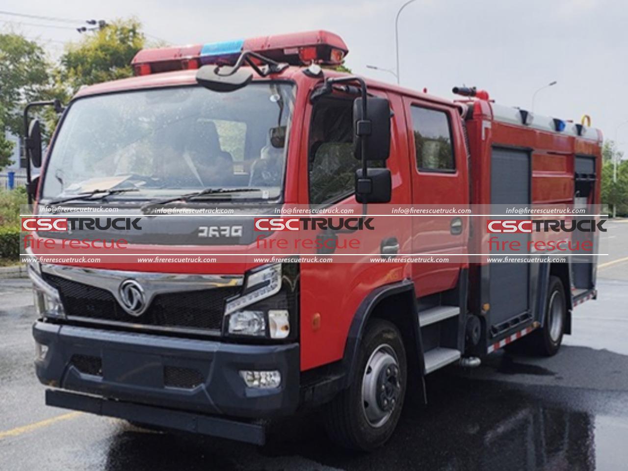 5ton 6 Wheelers Water Foam Fire Engine
