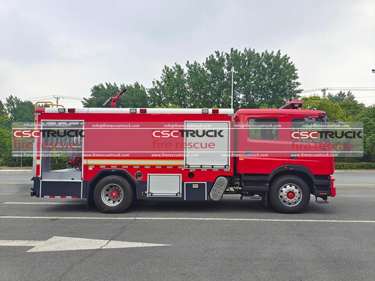 6 CBM Water Foam Tanker Fire Truck (2)