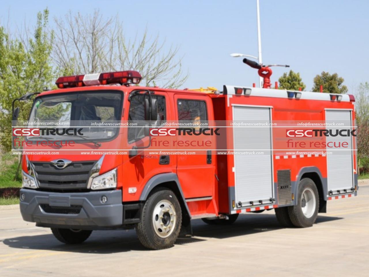 Foton 6ton Small Water Foam Fire Engine
