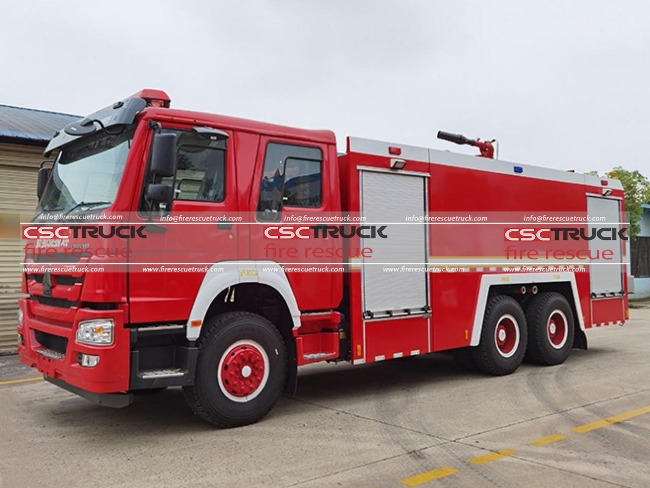 HOWO 16ton Water Foam Fire Engine