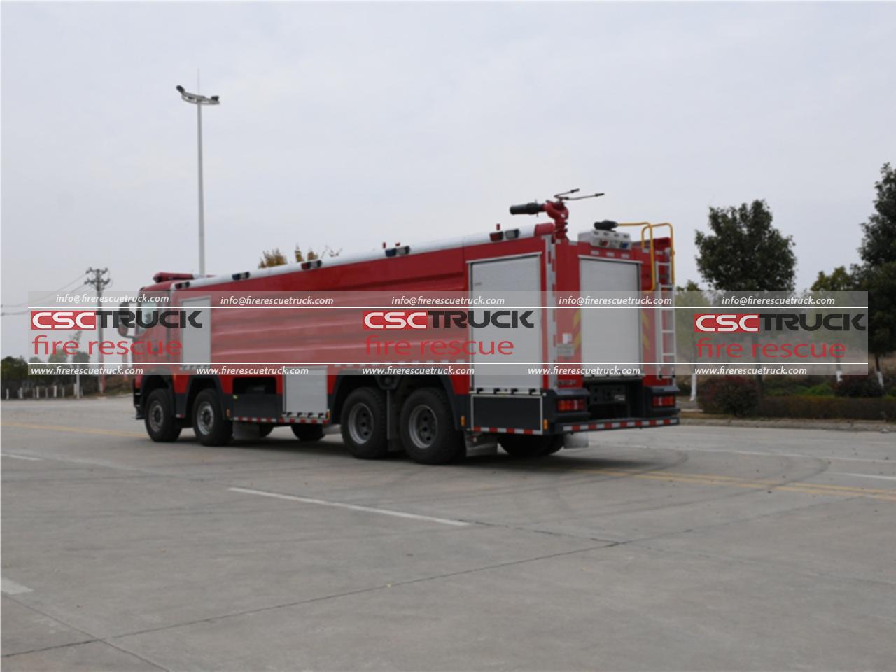 HOWO 24ton Water Foam Tanker Fire Engine (3) HOWO 24ton Water Foam Tanker Fire Engine (3)