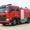 HOWO 8ton Water Foam Tanker Fire Engine