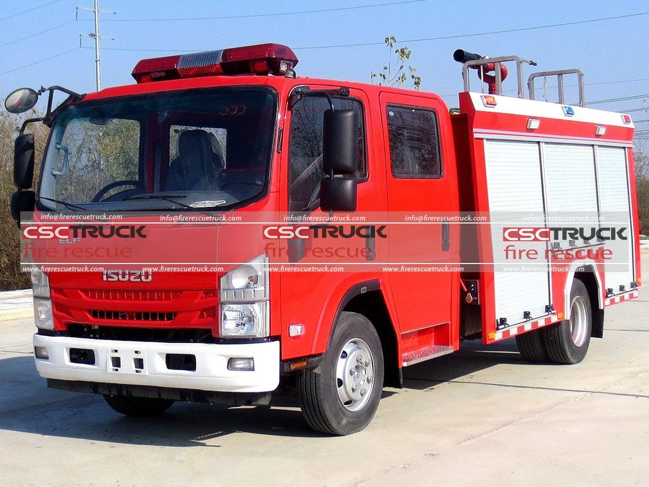 ISUZU 700P 4T Water Foam Tanker Fire Engine