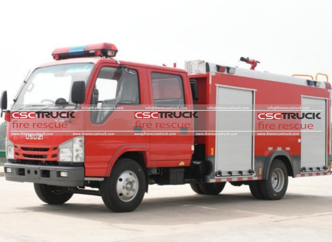 ISUZU ELF 3T Water Foam Tanker Fire Truck