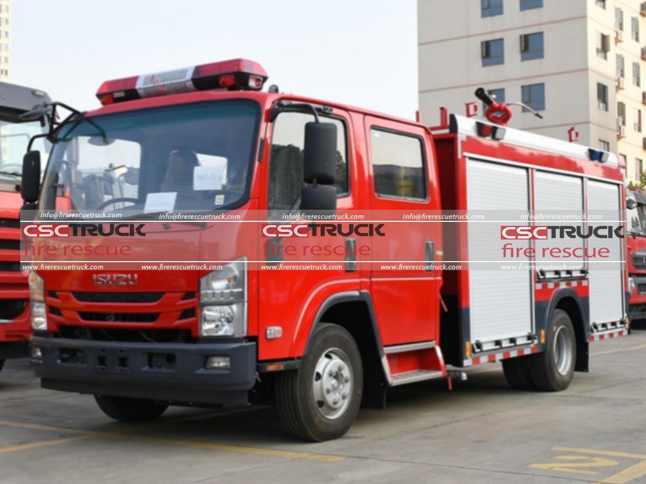 ISUZU ELF 4T Water Foam Tanker Fire Truck