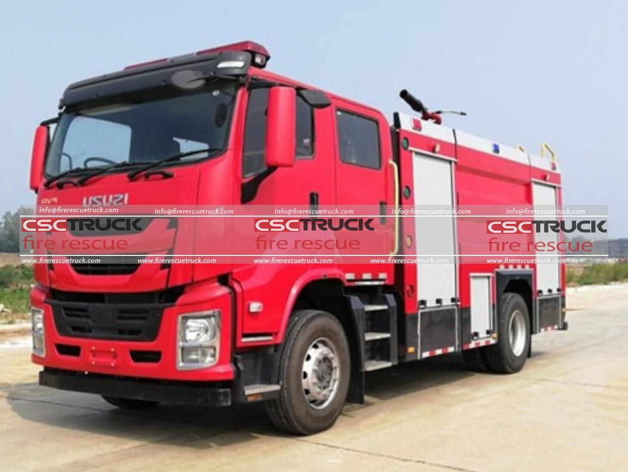 ISUZU FVR 6ton Water Foam Tanker Fire Truck