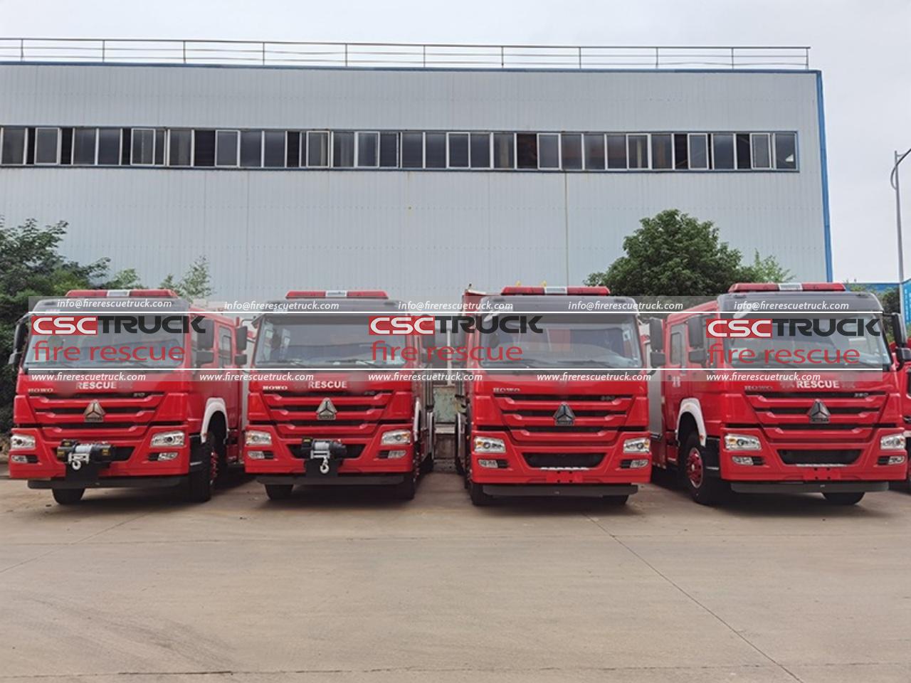 SITRAK 6 Wheelers Emergency Vehicle with Crane ​ (2)