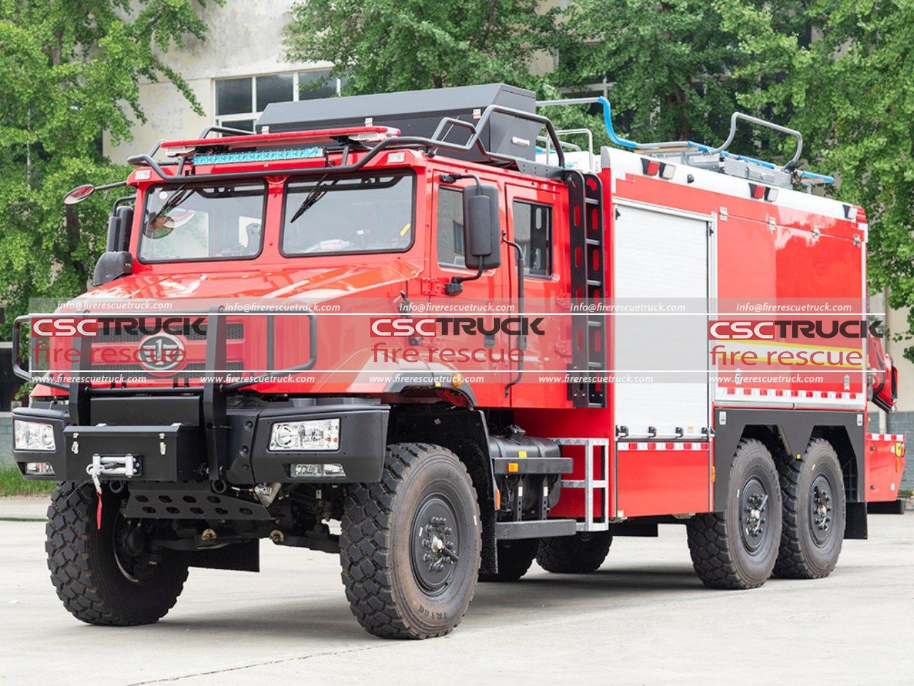 6x6 Wildland Fire Engine​ Mounted 6ton PALFINGER Crane