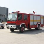Custom-Built Isuzu Fire Truck for Sale – Tailored Solutions for Fire Departments ISUZU FVR 6CBM Foam Fire Truck (2)