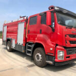 Firefighter Fire Truck for Sale – Ideal for City & Municipal Fire Departments ISUZU FVR 8 CBM Pumper Fire Truck (2)