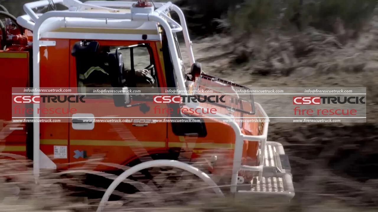 Unimog U5023 4X4 Forest Service Fire Truck​03