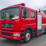 Heavy-Duty Foam Fire Truck for Sale – Built for Petrochemical Fires 6 CBM Water Foam Tanker Fire Truck
