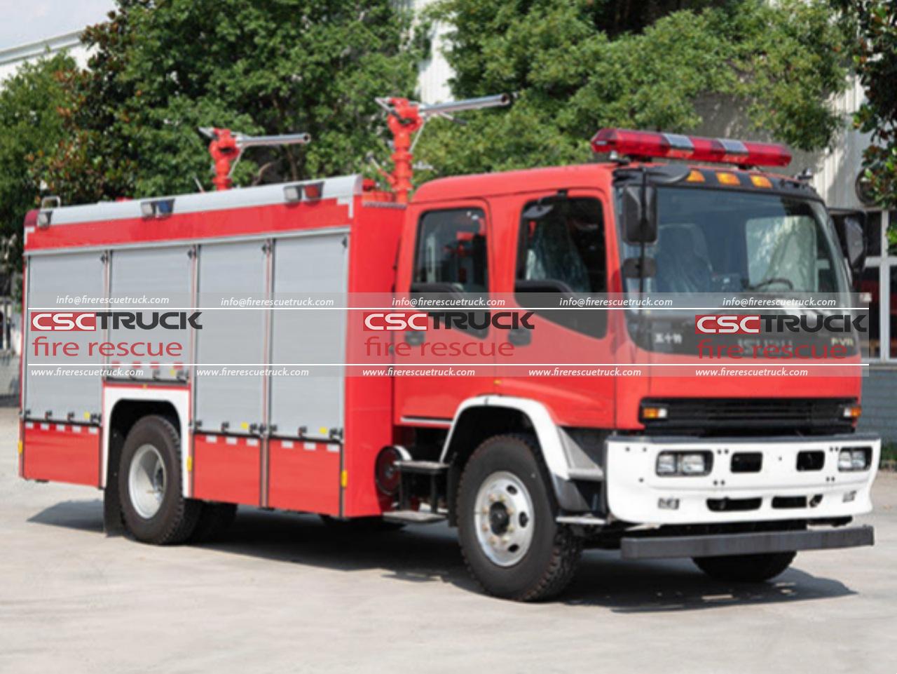 ISUZU FVR 4ton Dry Powder Tanker Fire Truck