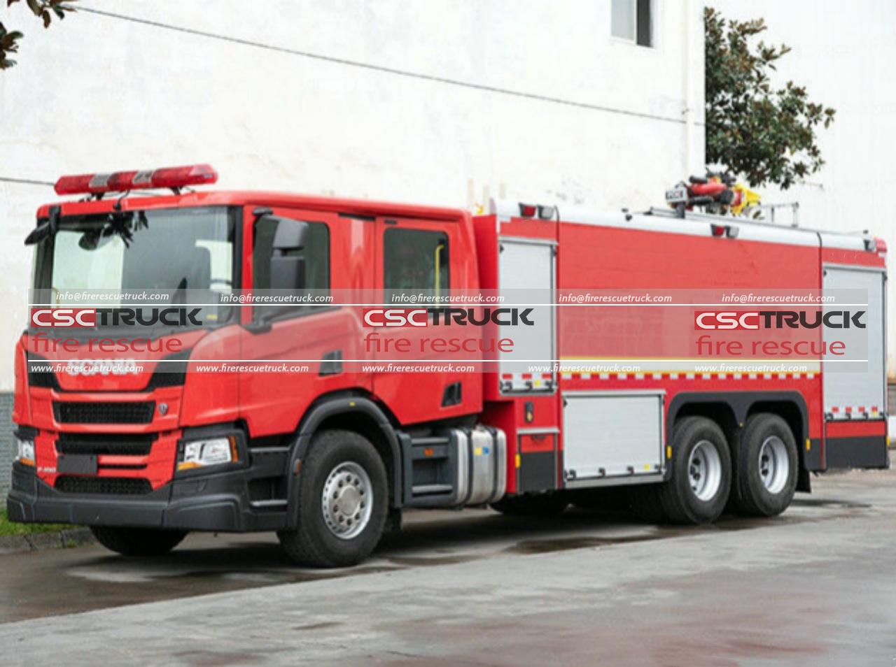 SCANIA 16000L Water Foam Fire Truck