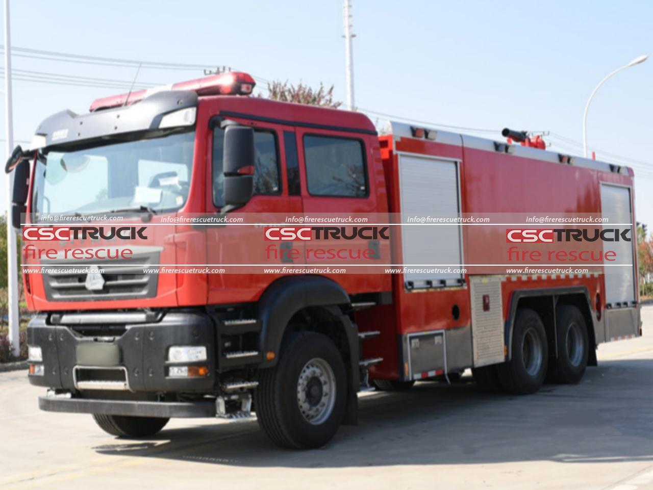 SITRAK 10 Wheelers 15ton Water Tender Fire Truck