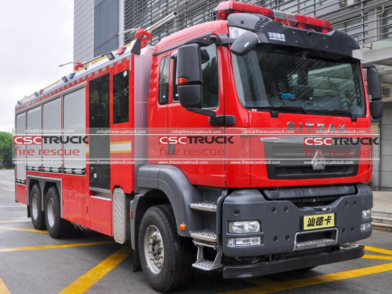 SITRAK 3t Dry Powder Tanker Fire Truck