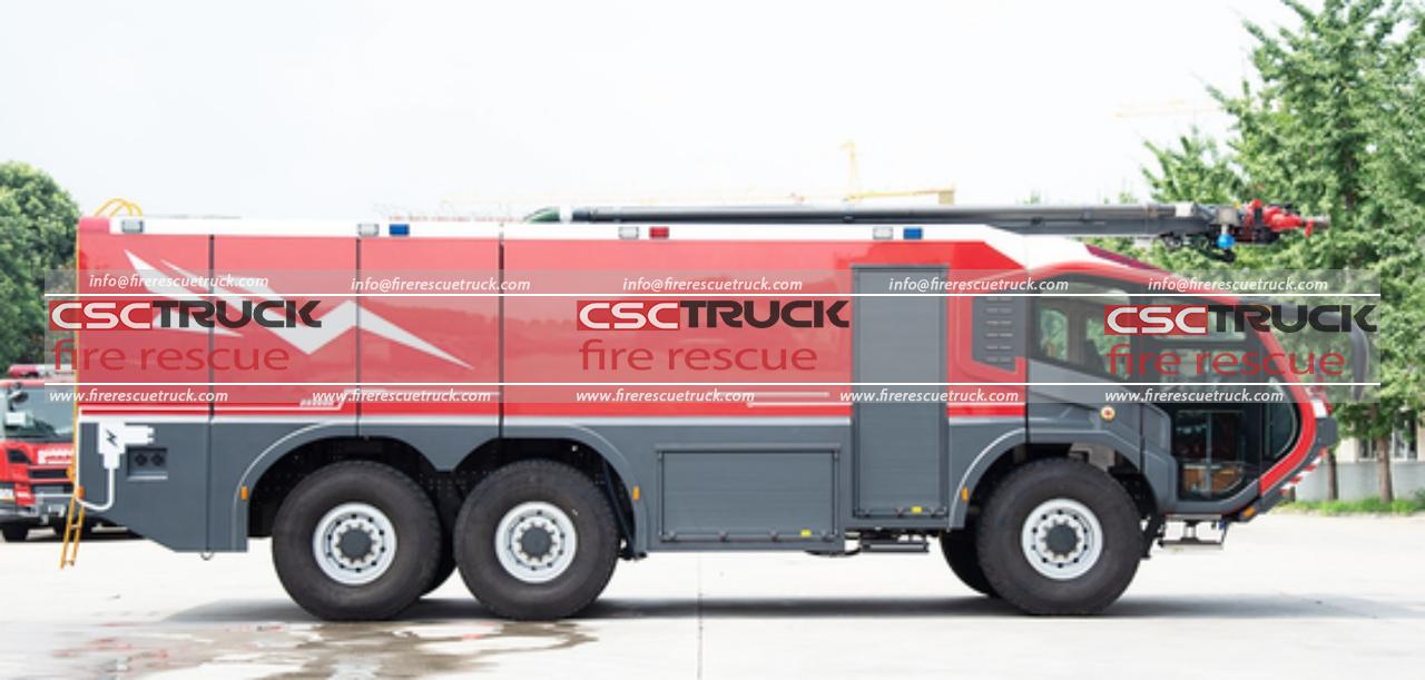 Electric 6x6 Airport Rescue Fire Fighting Truck (3)