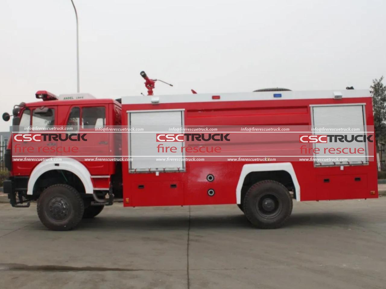 4x4 10T Water Foam Firefighting Truck (4) 4x4 10T Water Foam Firefighting Truck (4)