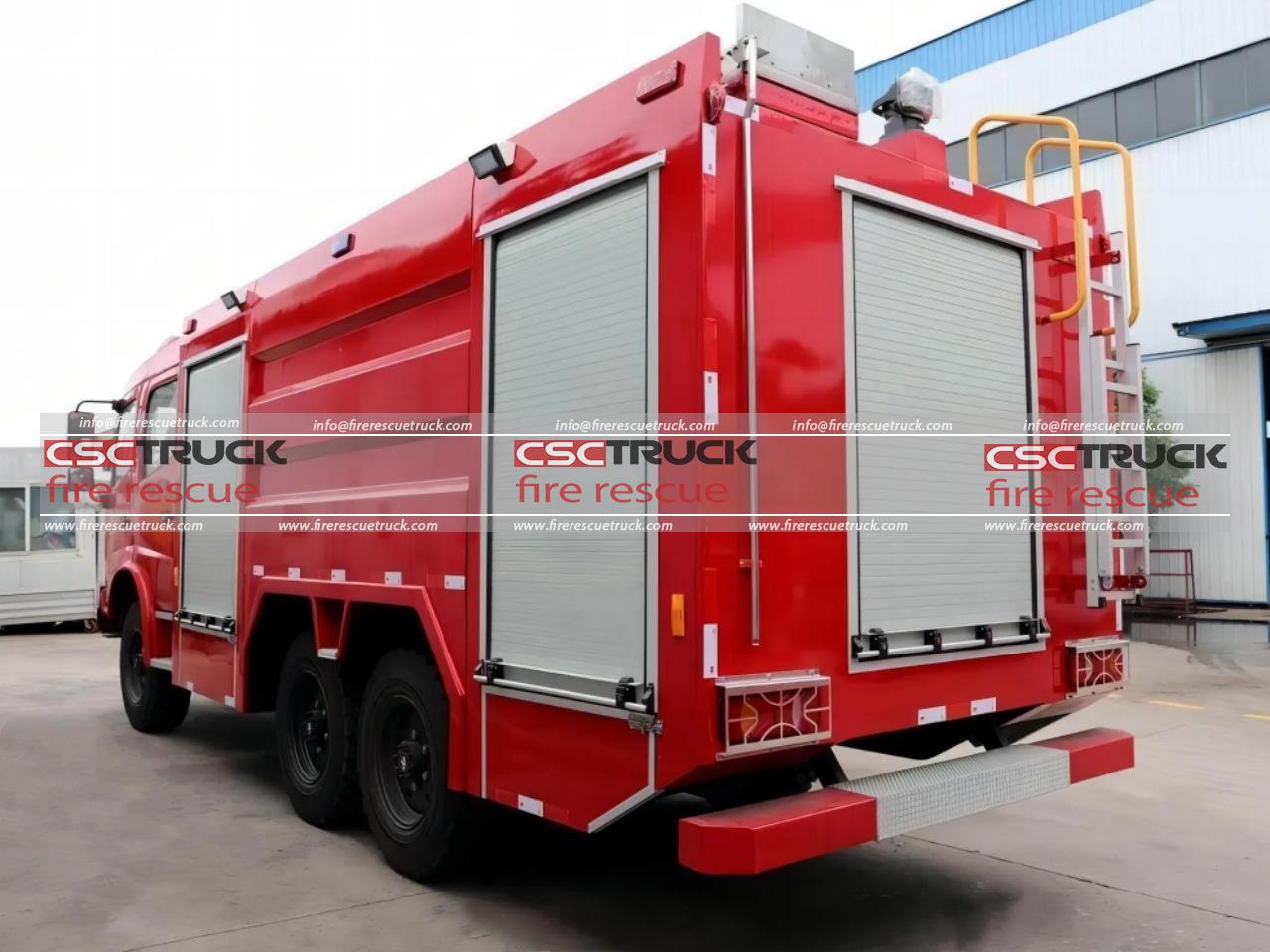6x6 5CBM Off Road Water Fire Truck (3) 6x6 5CBM Off Road Water Fire Truck (3)