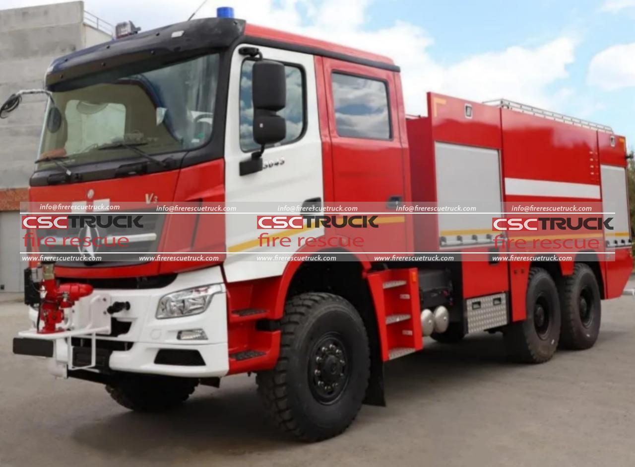 Beiben 6x6 9000L Airport Emergency Vehicle