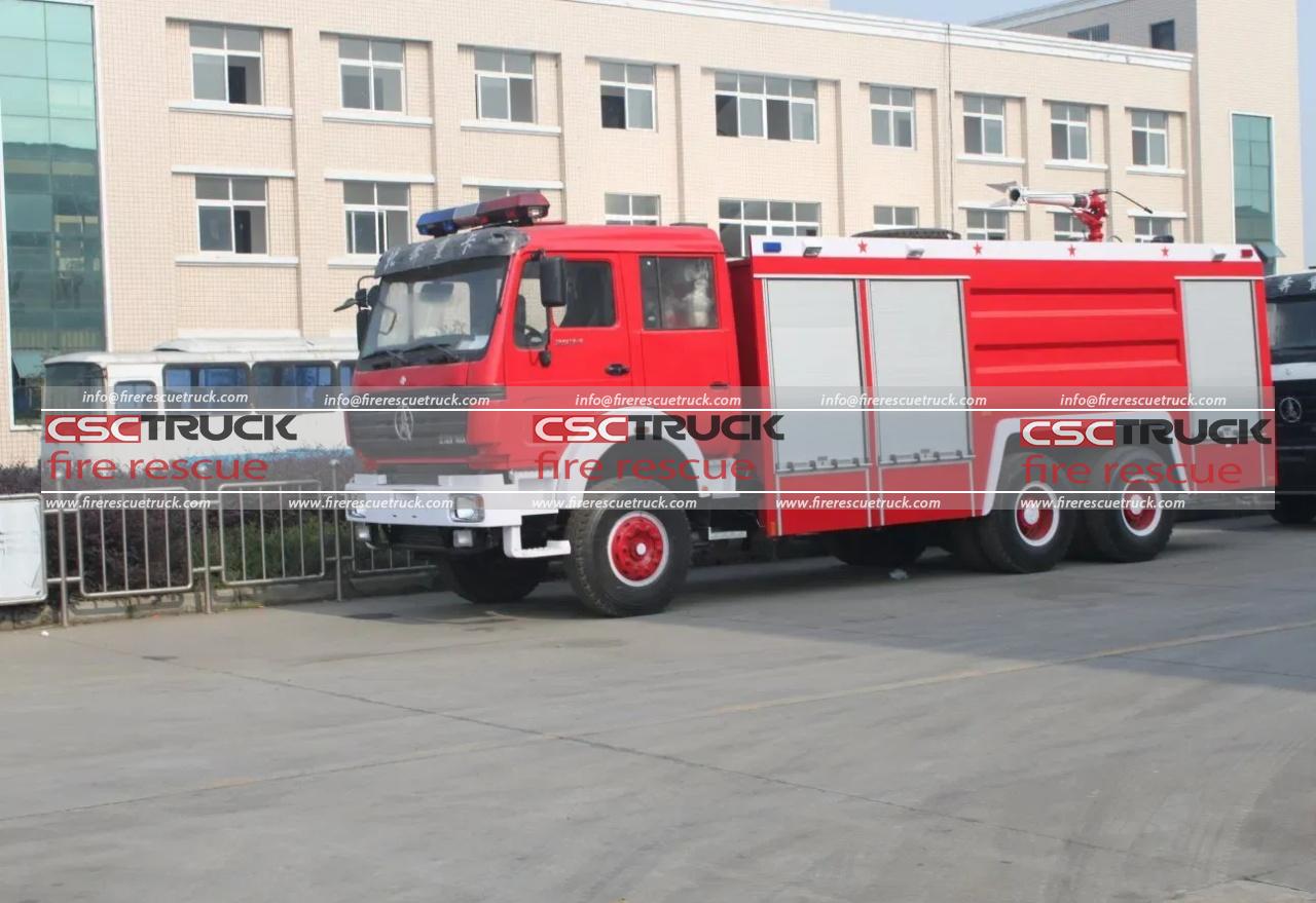 Beiben 6x6 Off Road 11T Water Foam Tender (3) Beiben 6x6 Off Road 11T Water Foam Tender (3)