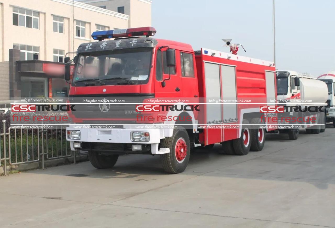 Beiben 6x6 Off Road 11T Water Foam Tender (4) Beiben 6x6 Off Road 11T Water Foam Tender (4)