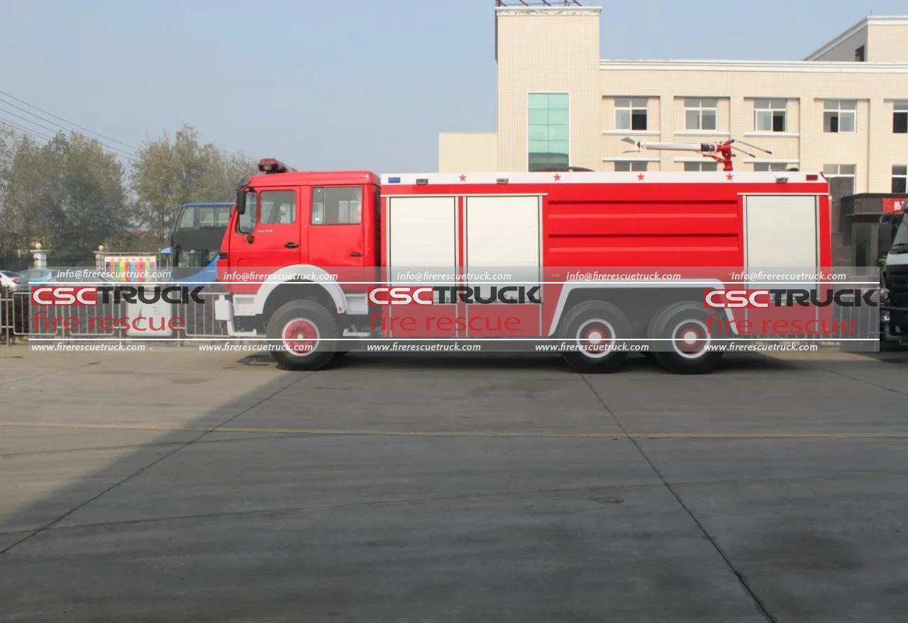 Beiben 6x6 Off Road 11T Water Foam Tender (5) Beiben 6x6 Off Road 11T Water Foam Tender (5)