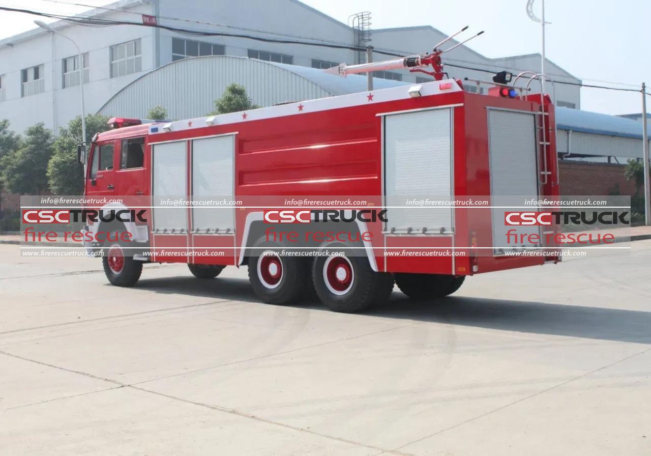 Beiben 6x6 Off Road 11T Water Foam Tender (6) Beiben 6x6 Off Road 11T Water Foam Tender (6)