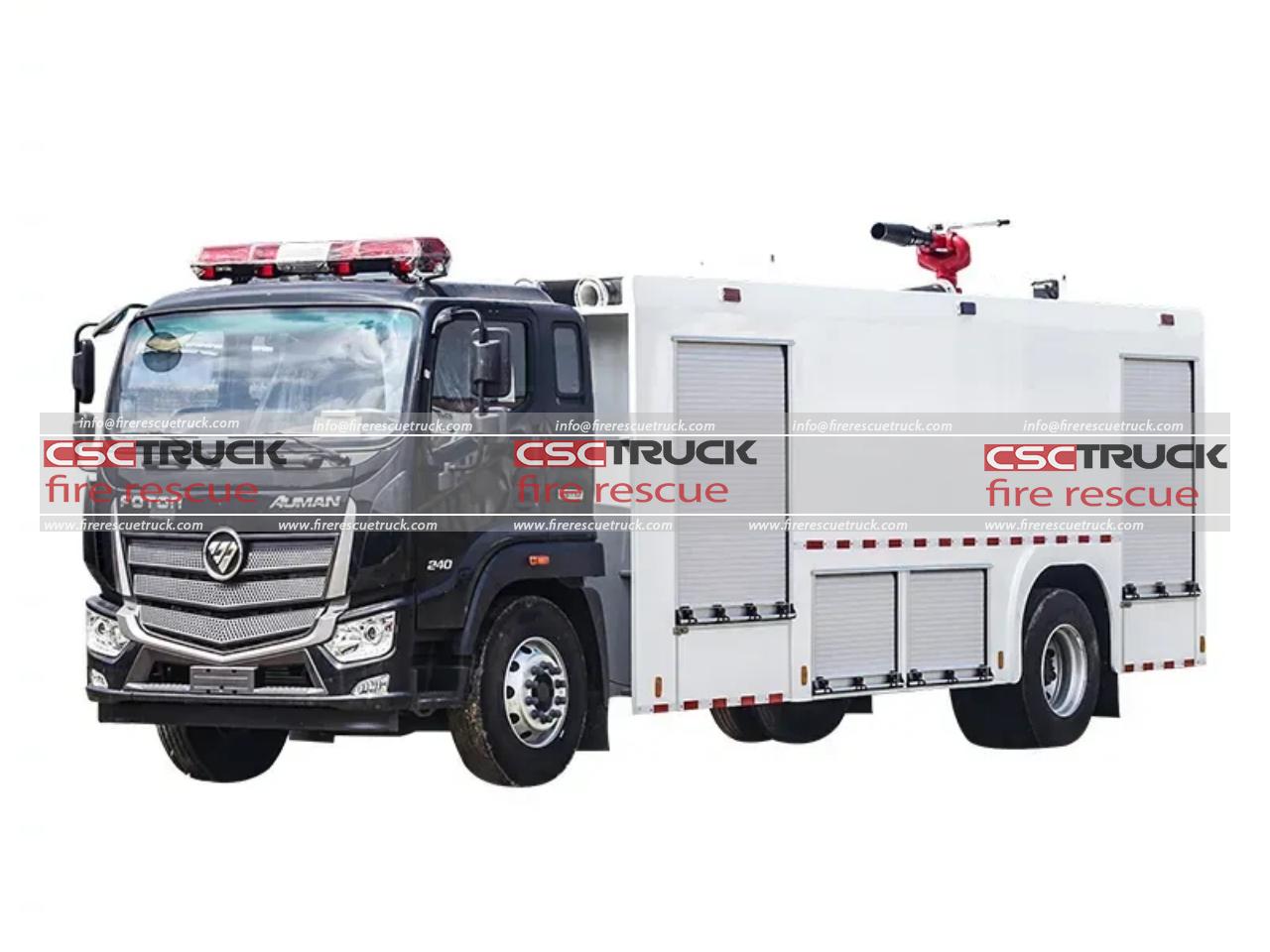 Foton Auman 6CBM Water Tanker Fire Truck