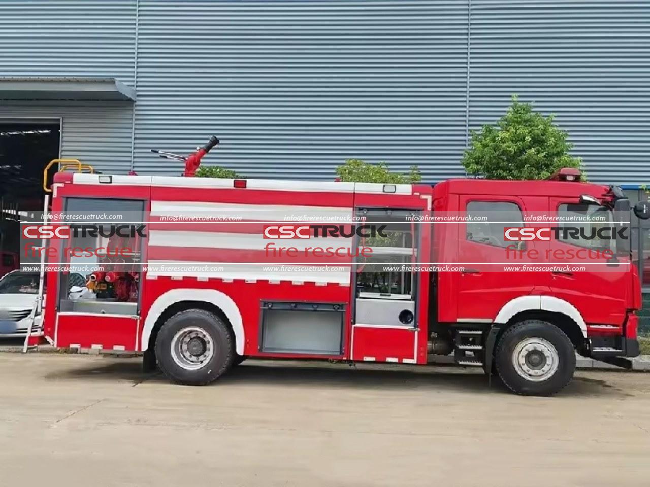 HOWO 2000L Small Water Tanker Fire Truck (5) HOWO 2000L Small Water Tanker Fire Truck (5)