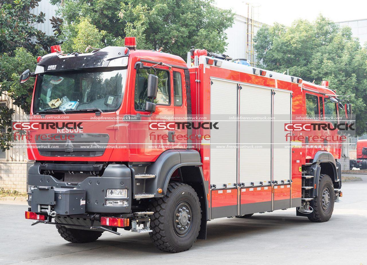 HOWO 24000L Tunnel Fire Truck (3)