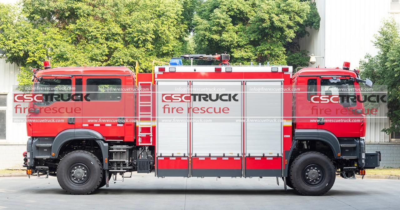HOWO 24000L Tunnel Fire Truck (4)