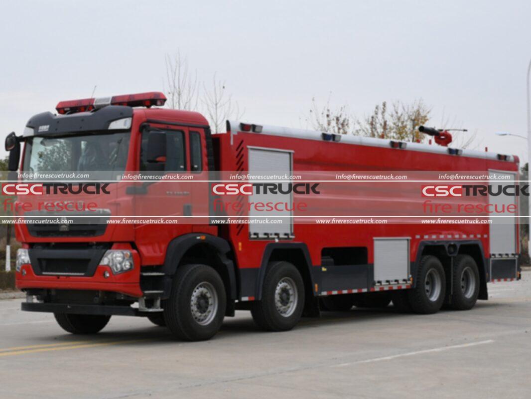 HOWO 24000L Water Tanker Fire Truck