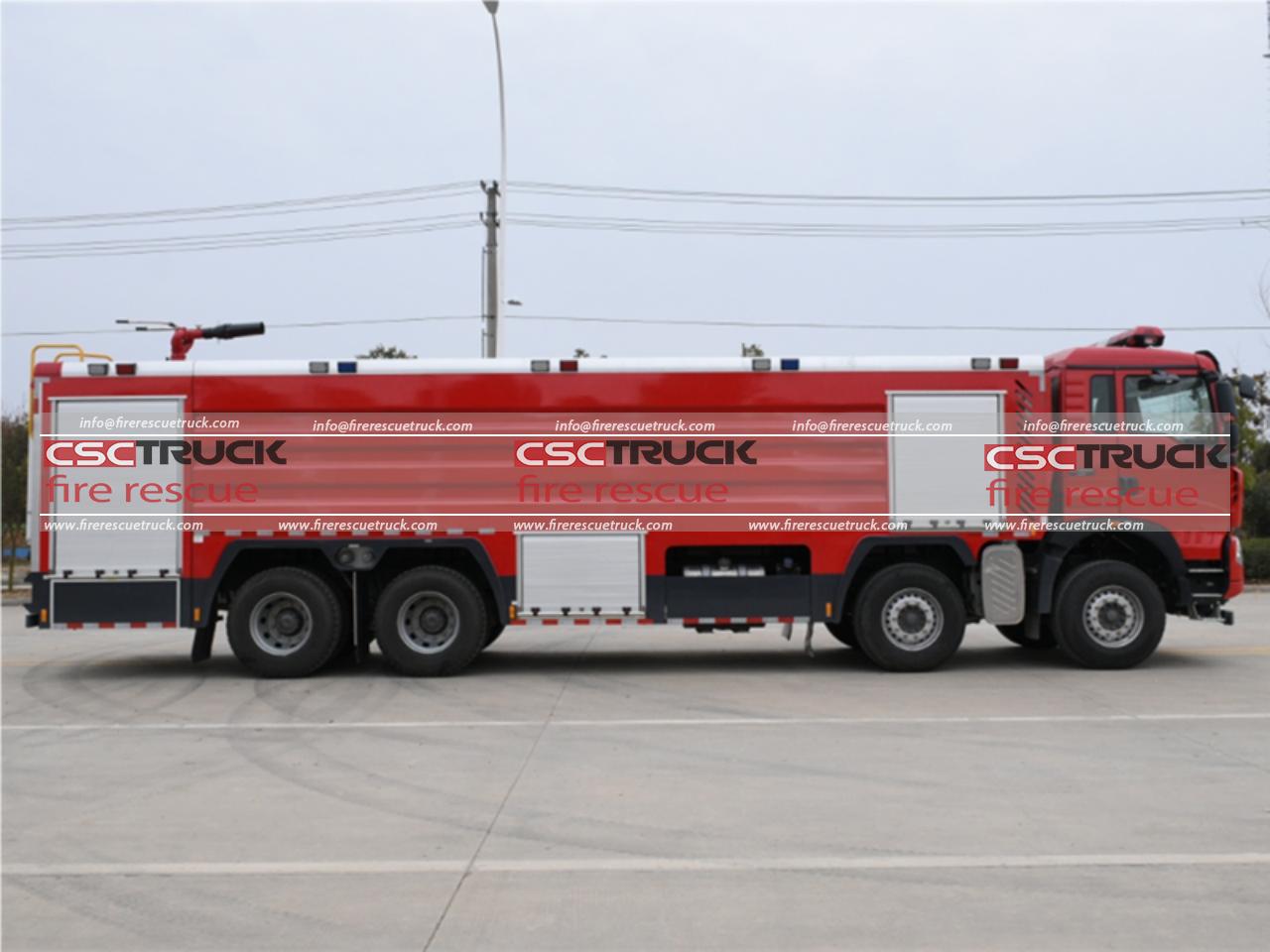 HOWO 24000L Water Tanker Fire Truck (2)