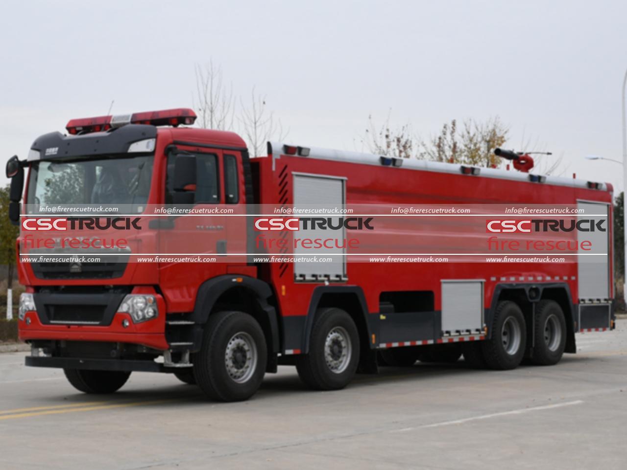 HOWO 24000L Water Tanker Fire Truck