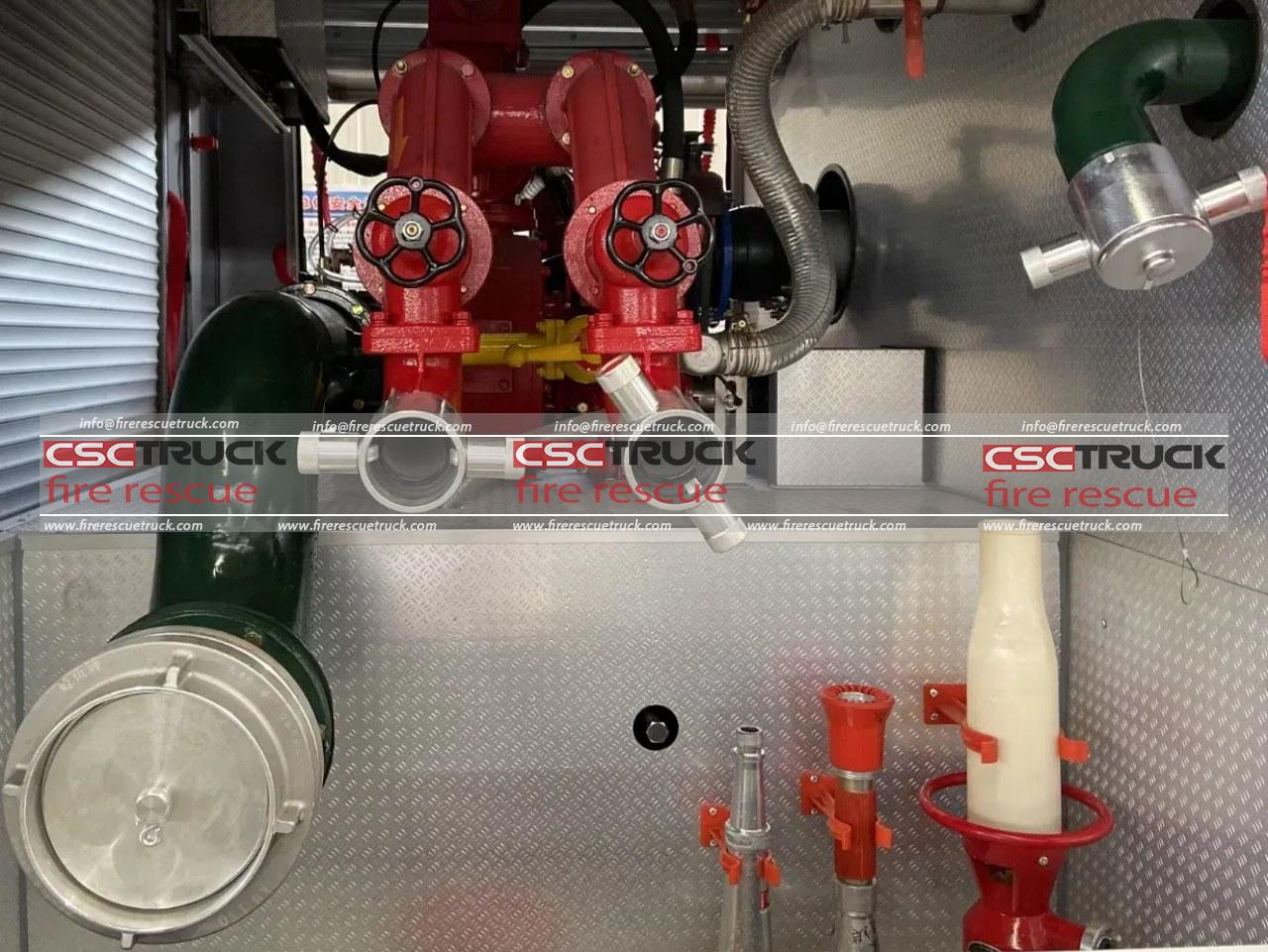 HOWO 4x4 8000L Water Foam Tanker Fire Truck (6) HOWO 4x4 8000L Water Foam Tanker Fire Truck (6)