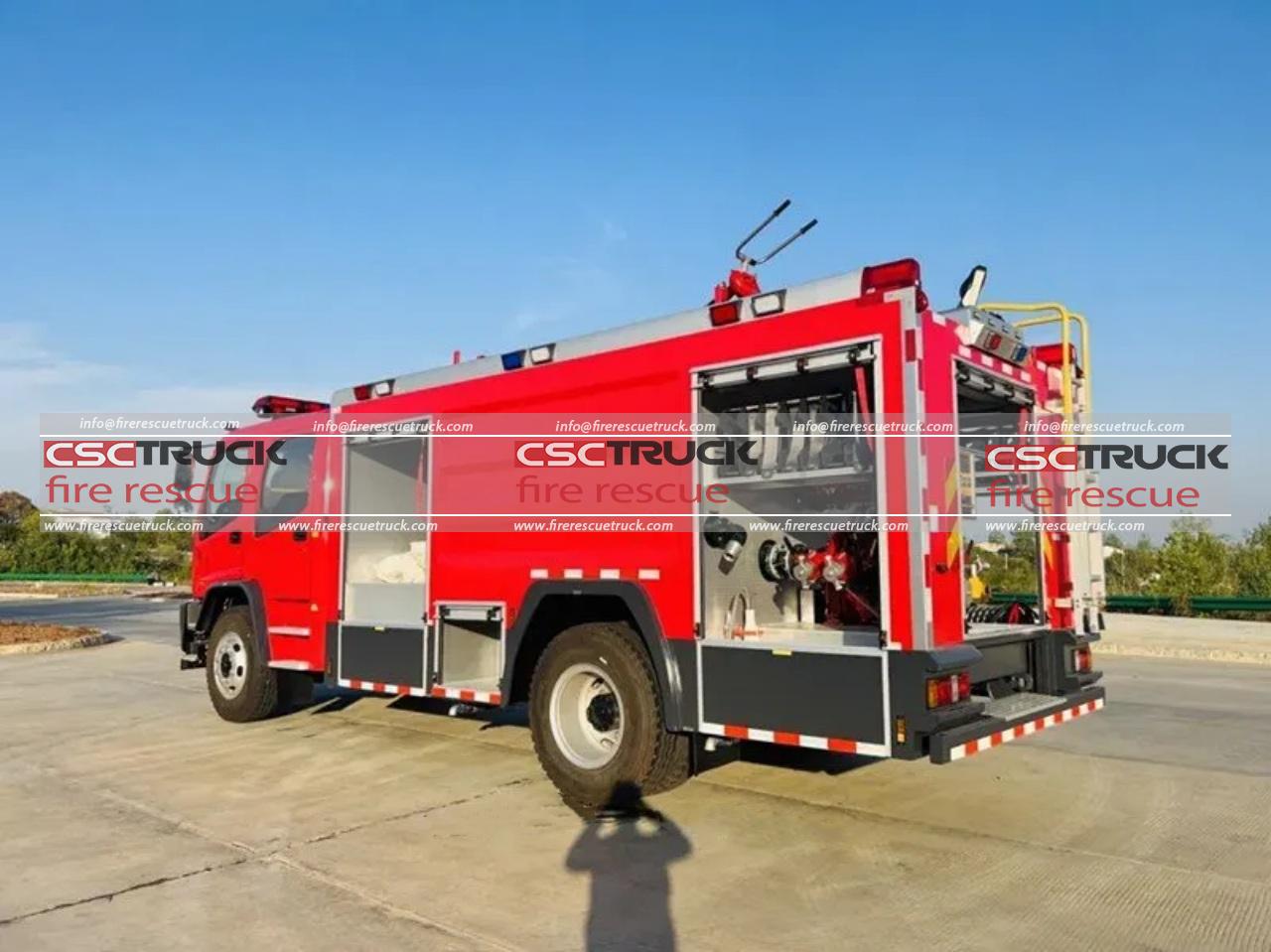 ISUZU 8t Water Foam Tanker Fire Truck (2)