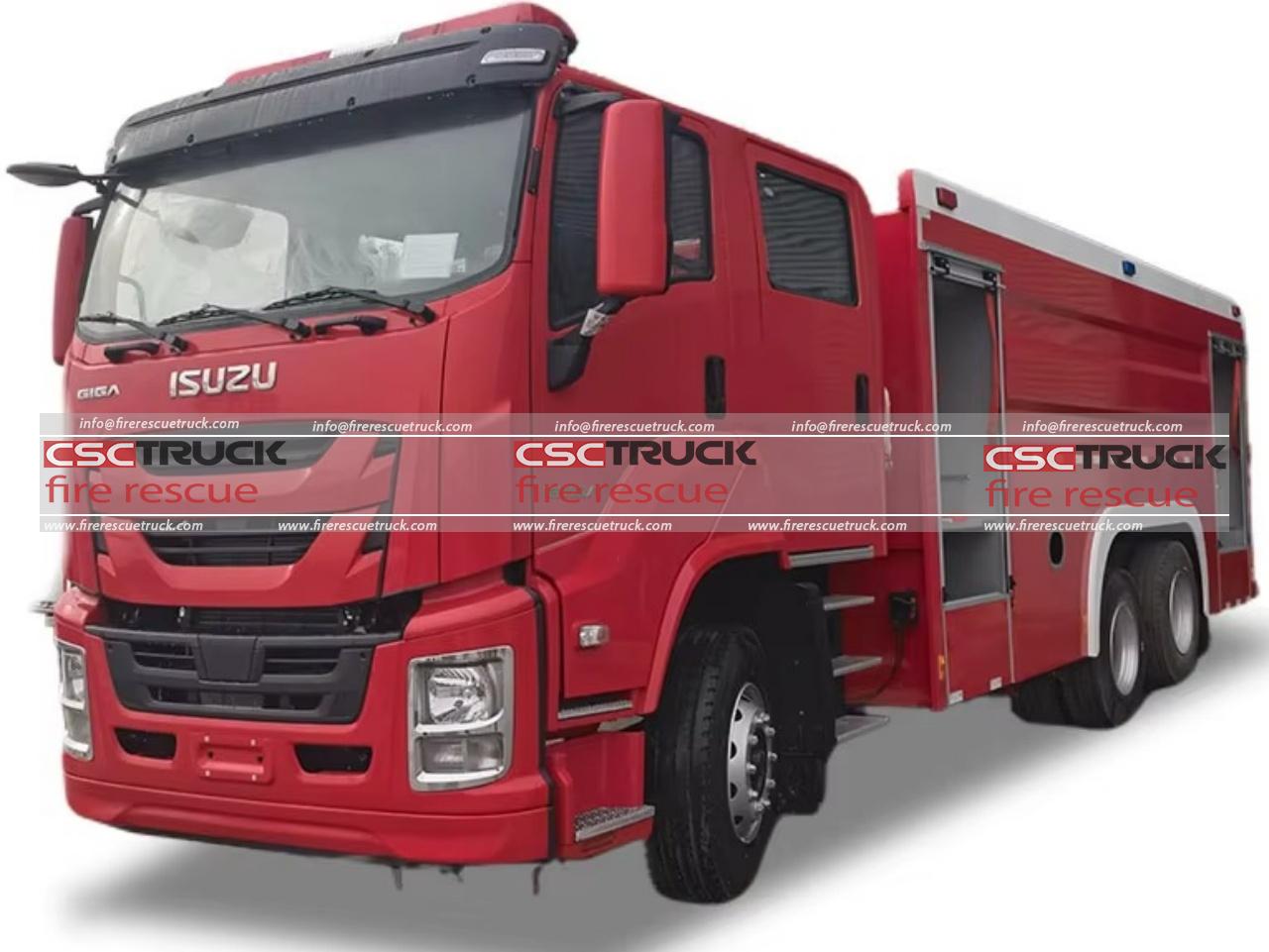 ISUZU GIGA 14 CBM Water Foam Tanker Fire Truck ISUZU GIGA 14 CBM Water Foam Tanker Fire Truck