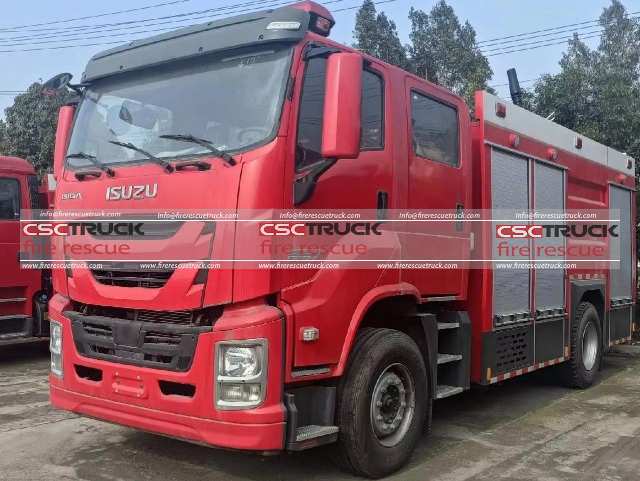ISUZU GIGA 5 CBM Foam Fire Tender (2)