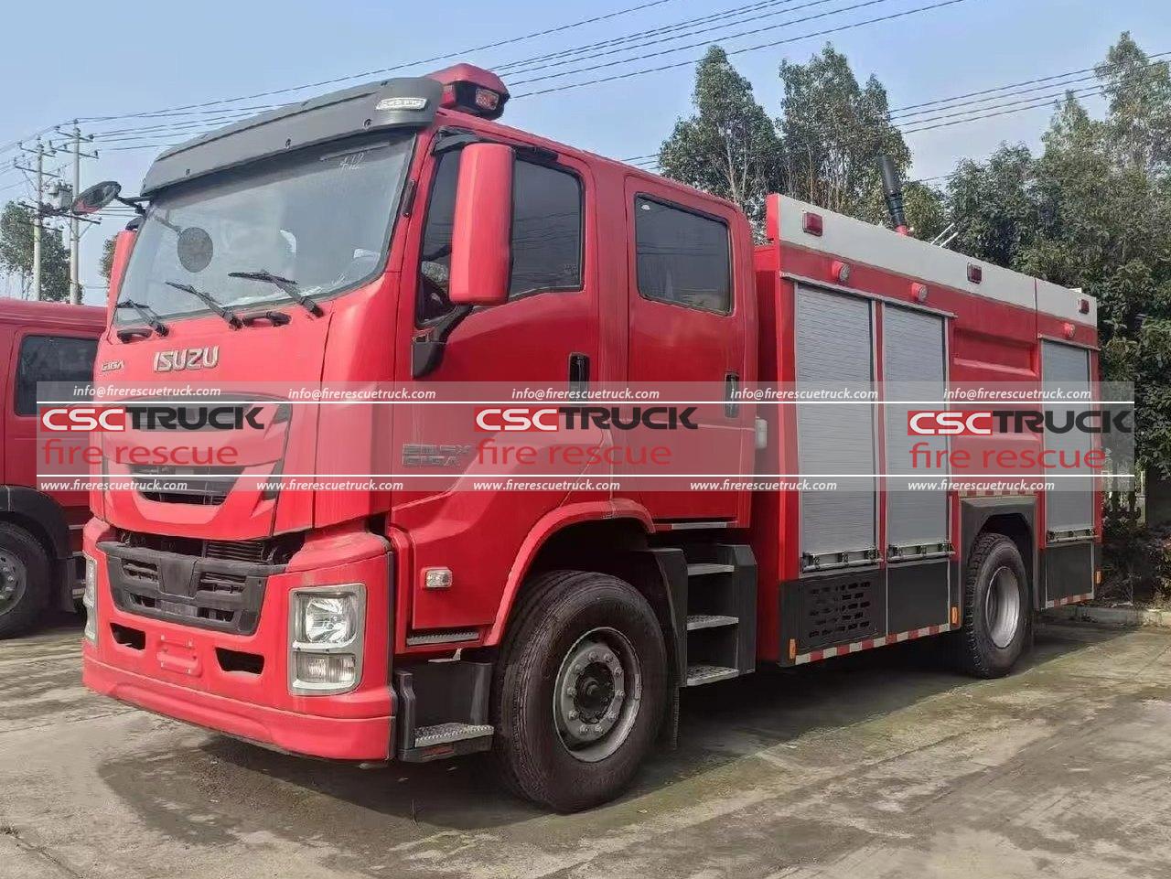 ISUZU GIGA 5 CBM Foam Fire Tender