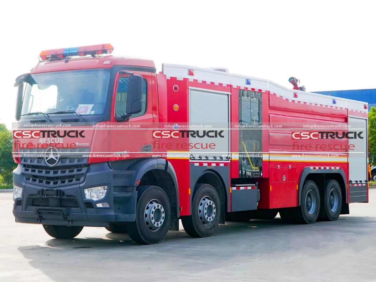 Mercedes Benz 18T Water Foam Tank Fire Vehicle Mercedes Benz 18T Water Foam Tank Fire Vehicle