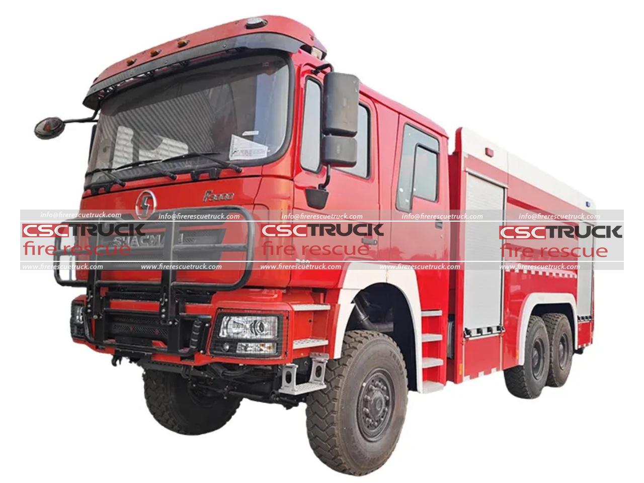 SHACMAN F3000 6x6 16000L Water Tanker Fire Truck