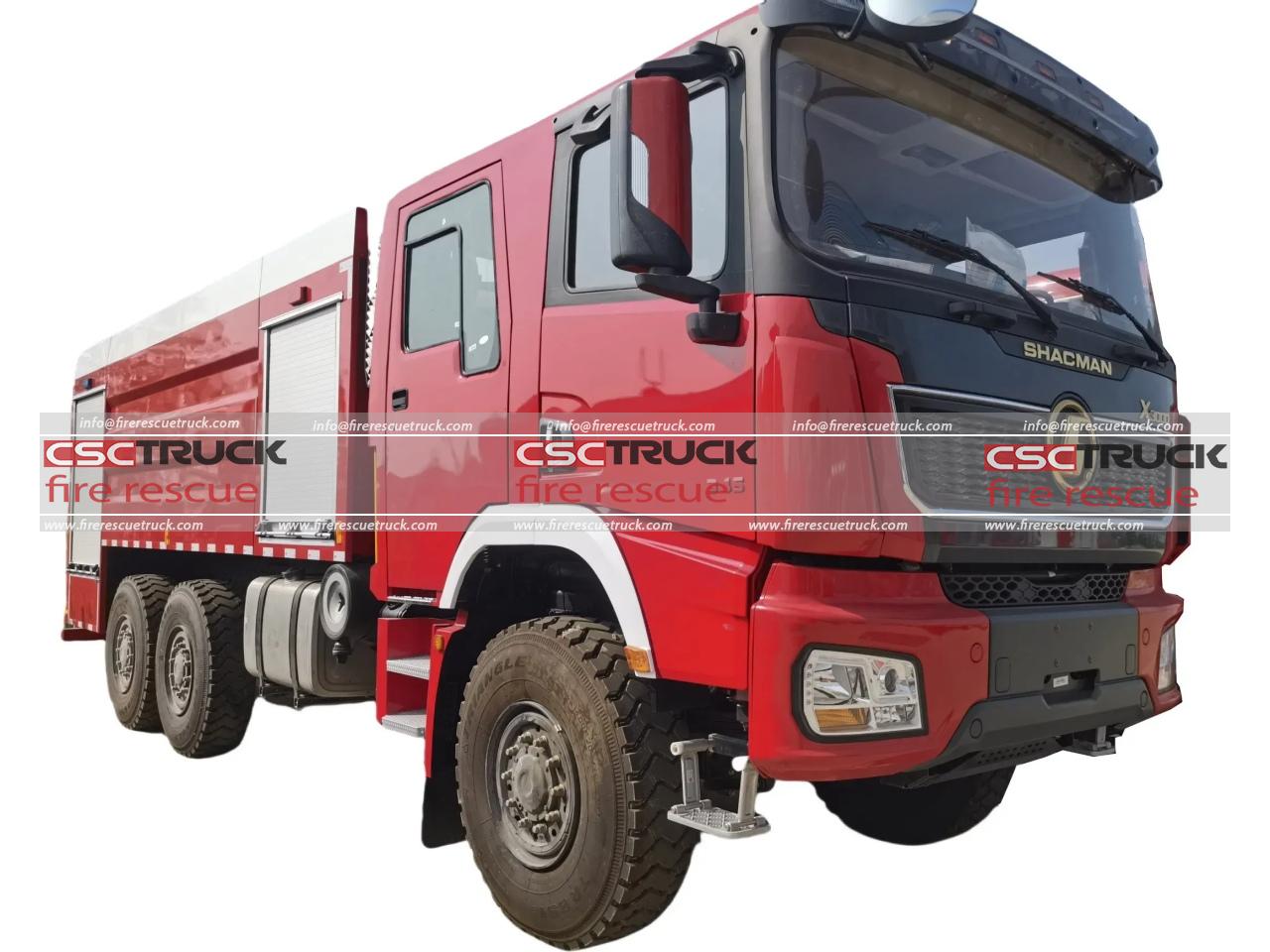 SHACMAN X3000 6x6 10000L Pumper Fire Apparatus